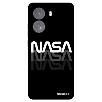 Picasee crna silikonska maskica za Xiaomi Poco X7 - NASA Triple