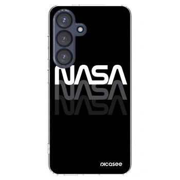 Picasee silikonska prozirna maskica za Samsung Galaxy S25 5G - NASA Triple