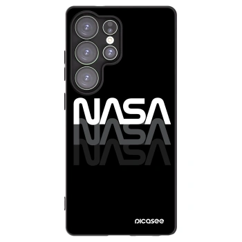 Picasee crna silikonska maskica za Samsung Galaxy S25 Ultra 5G - NASA Triple