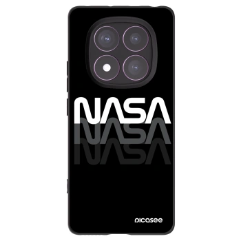 Picasee crna silikonska maskica za Xiaomi Redmi Note 14 Pro 4G - NASA Triple