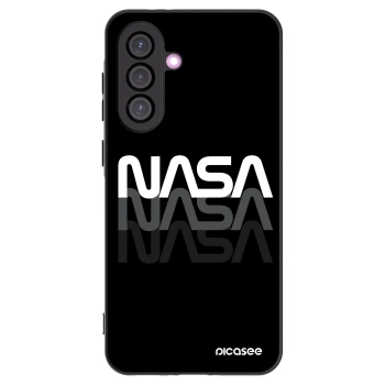 Picasee crna silikonska maskica za Samsung Galaxy A56 5G A566B - NASA Triple