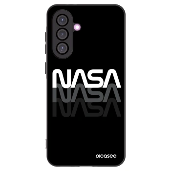 Picasee crna silikonska maskica za Samsung Galaxy A36 5G - NASA Triple