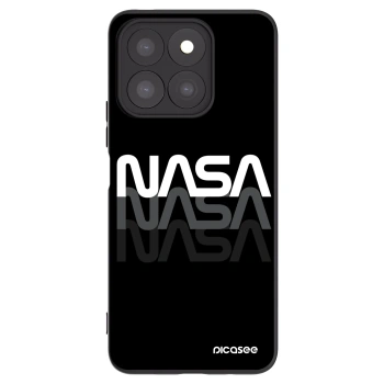 Picasee crna silikonska maskica za Honor X8c - NASA Triple
