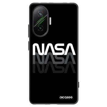 Picasee crna silikonska maskica za Xiaomi Poco F7 Pro 5G - NASA Triple