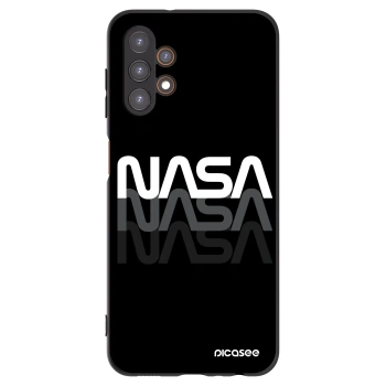 Picasee crna silikonska maskica za Samsung Galaxy A13 5G - NASA Triple