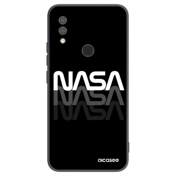 Picasee crna silikonska maskica za Xiaomi Redmi 7 - NASA Triple