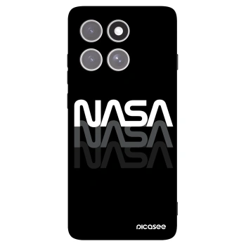 Picasee crna silikonska maskica za Motorola Edge 60 Pro - NASA Triple