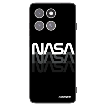 Picasee crna silikonska maskica za Motorola Edge 60 Fusion - NASA Triple