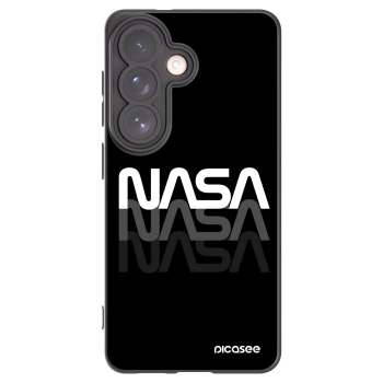 Picasee crna silikonska maskica za Samsung Galaxy S26 - NASA Triple