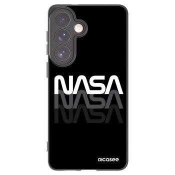 Picasee crna silikonska maskica za Samsung Galaxy S26+ - NASA Triple