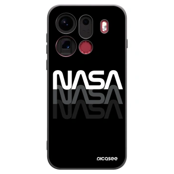 Picasee crna silikonska maskica za OPPO Find X9 Pro - NASA Triple