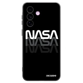 Picasee crna silikonska maskica za Samsung Galaxy A57 5G - NASA Triple