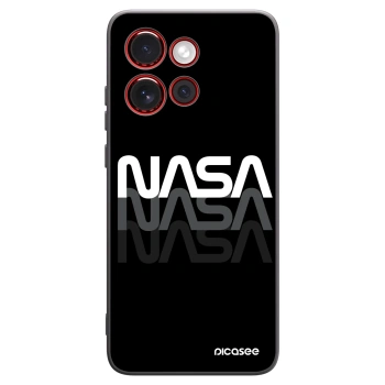 Picasee crna silikonska maskica za Motorola Edge 60 Neo 5G - NASA Triple