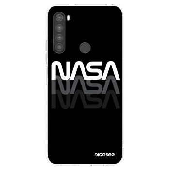 Picasee silikonska prozirna maskica za Xiaomi Redmi Note 8 - NASA Triple