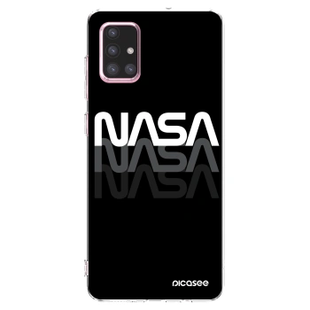 Picasee silikonska prozirna maskica za Samsung Galaxy A71 A715F - NASA Triple