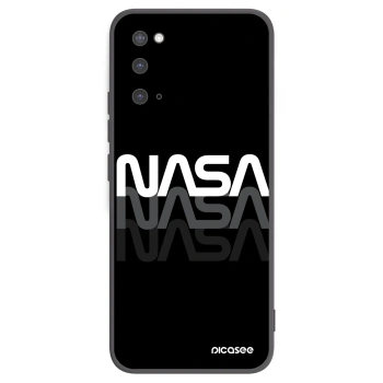 Picasee crna silikonska maskica za Samsung Galaxy S20 G980F - NASA Triple