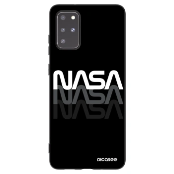 Picasee crna silikonska maskica za Samsung Galaxy S20+ G985F - NASA Triple