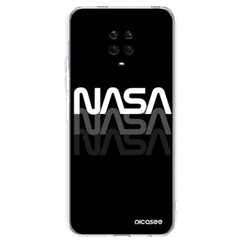 Picasee silikonska prozirna maskica za Xiaomi Redmi Note 9S - NASA Triple