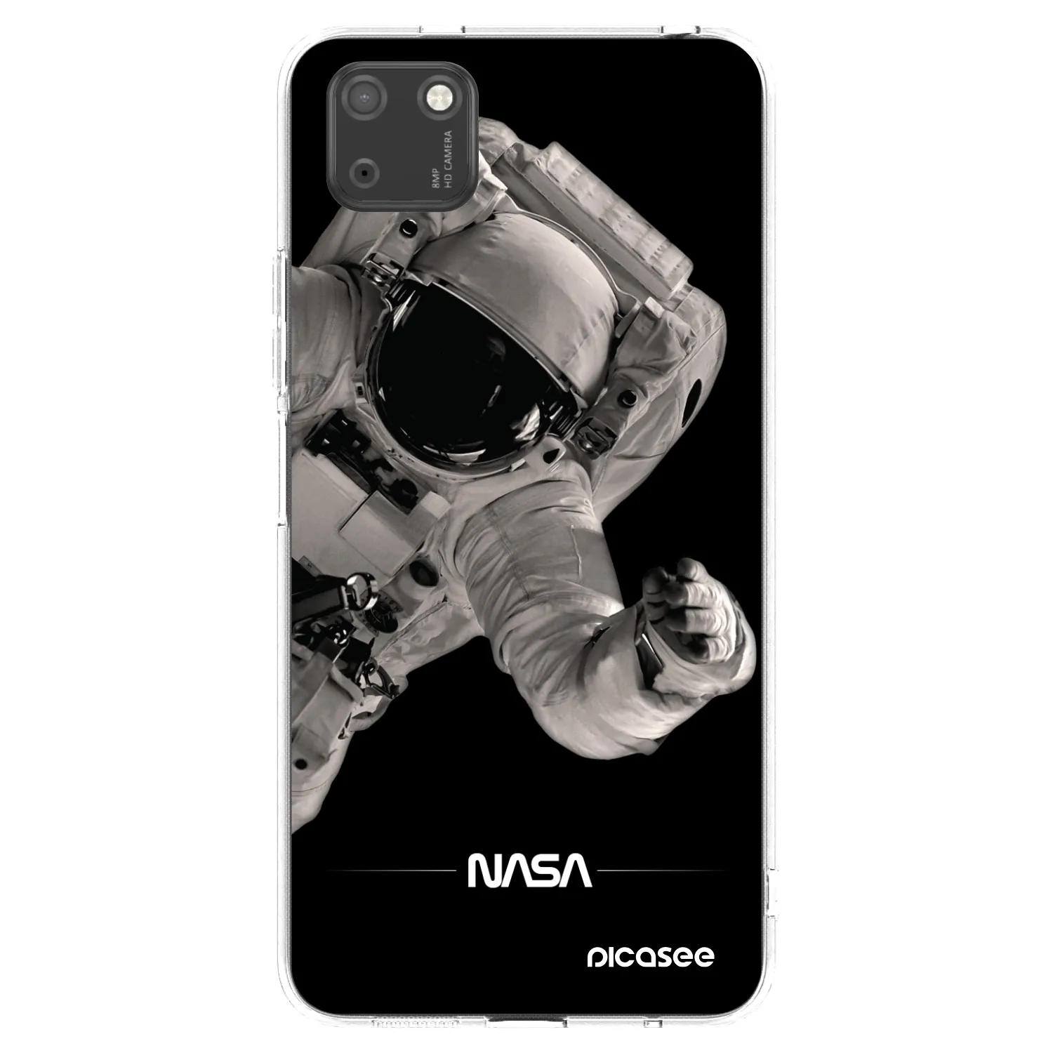 Picasee silikonska prozirna maskica za Huawei Y5P - Astronaut Big