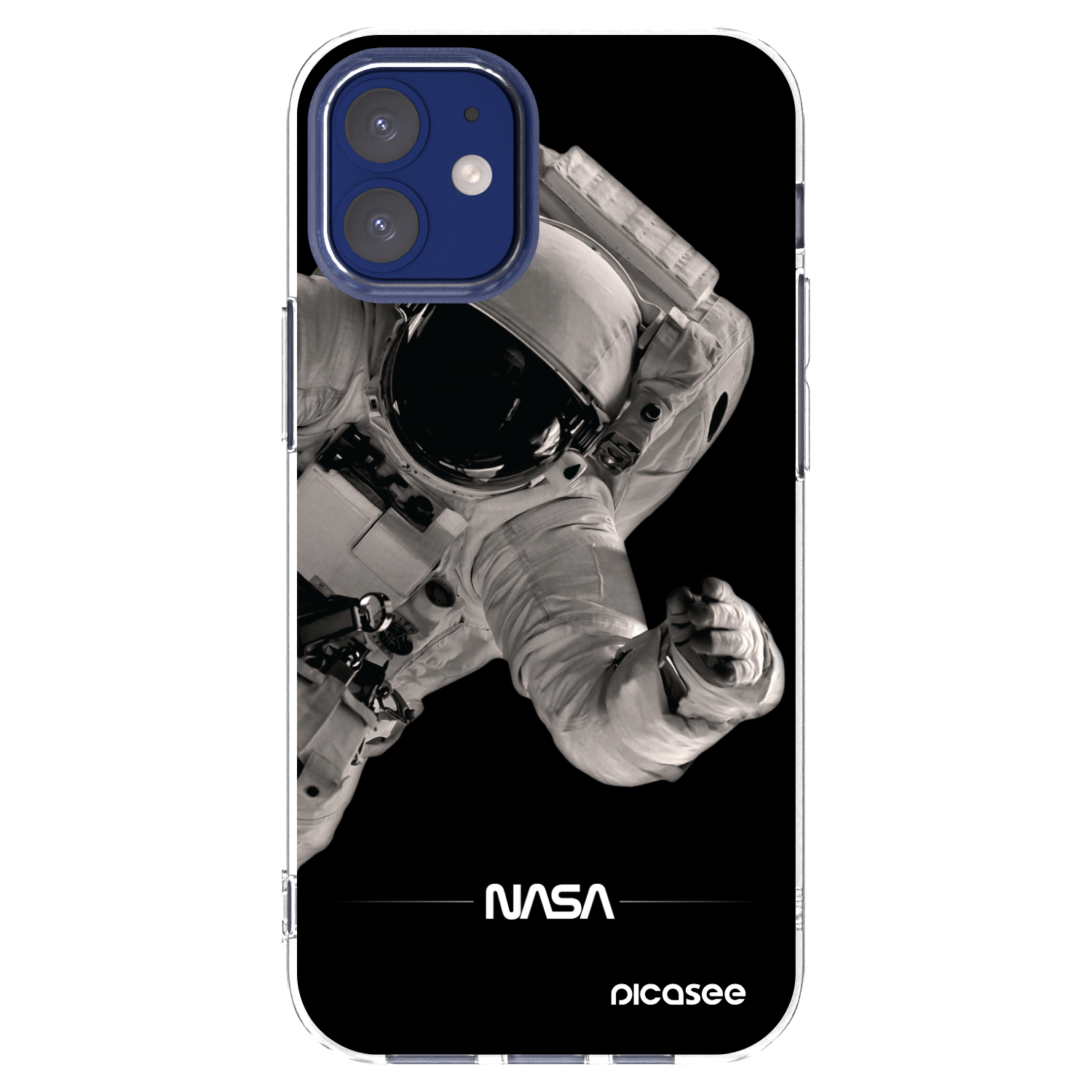 Picasee silikonska prozirna maskica za Apple iPhone 12 mini - Astronaut Big