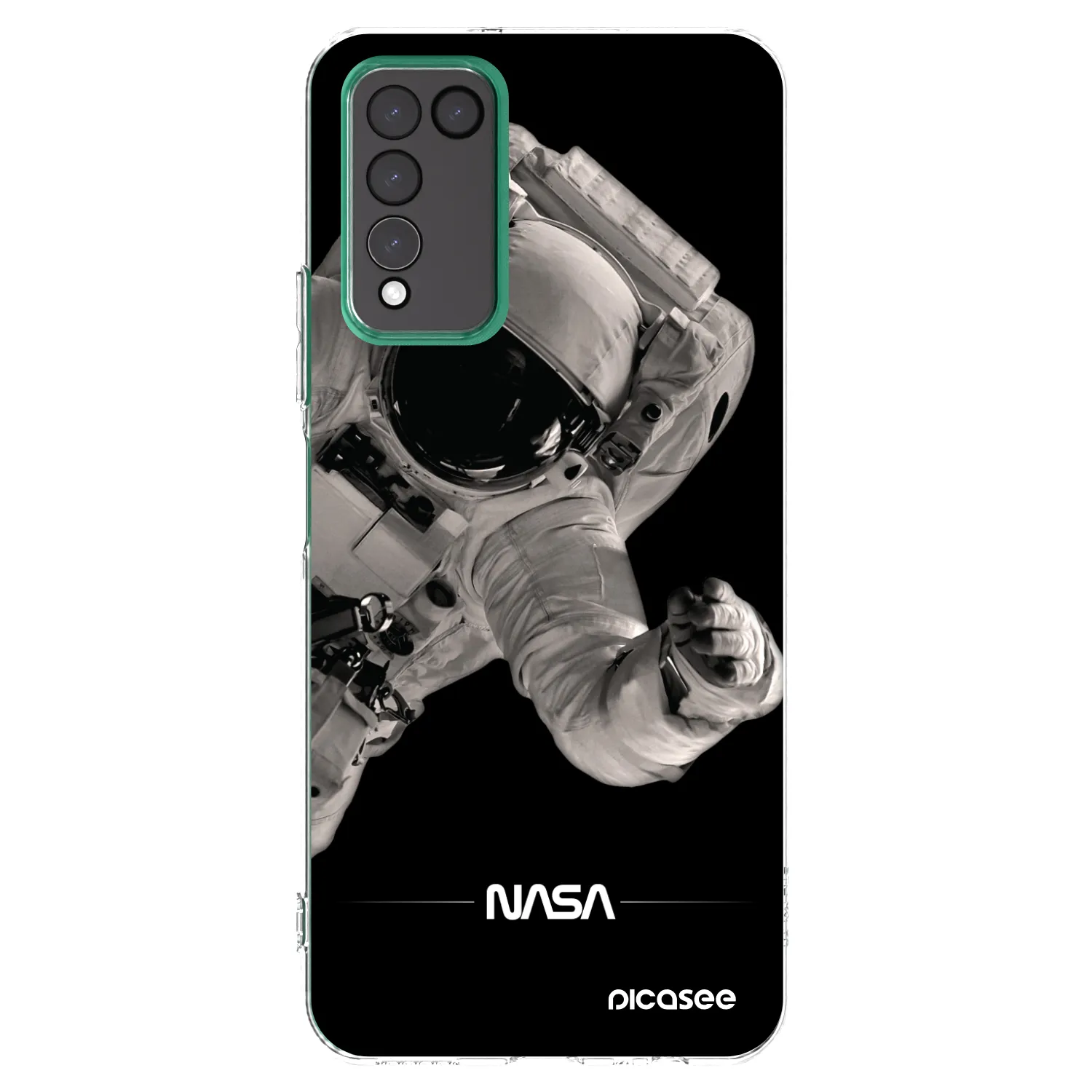 Picasee silikonska prozirna maskica za Honor 10X Lite - Astronaut Big