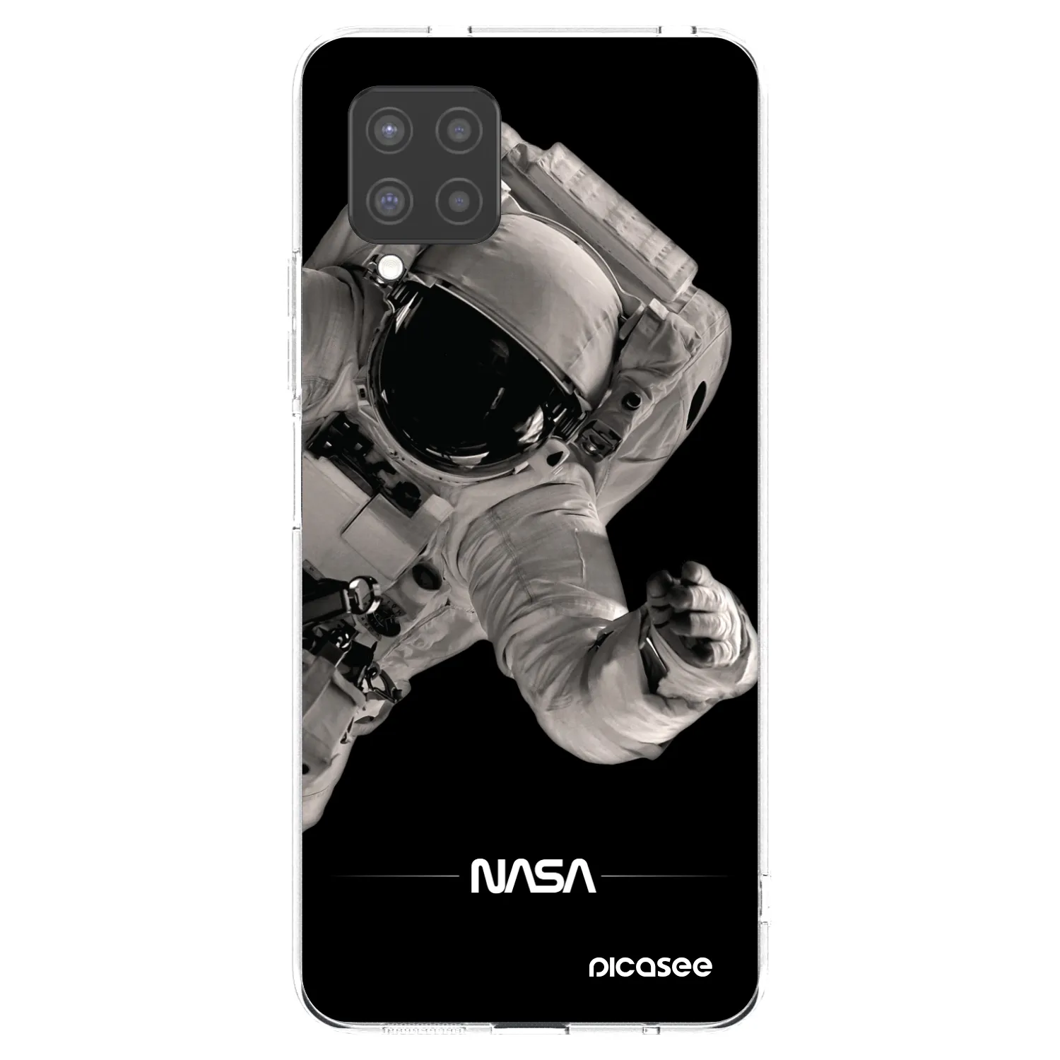 Picasee silikonska prozirna maskica za Samsung Galaxy A42 A426B - Astronaut Big