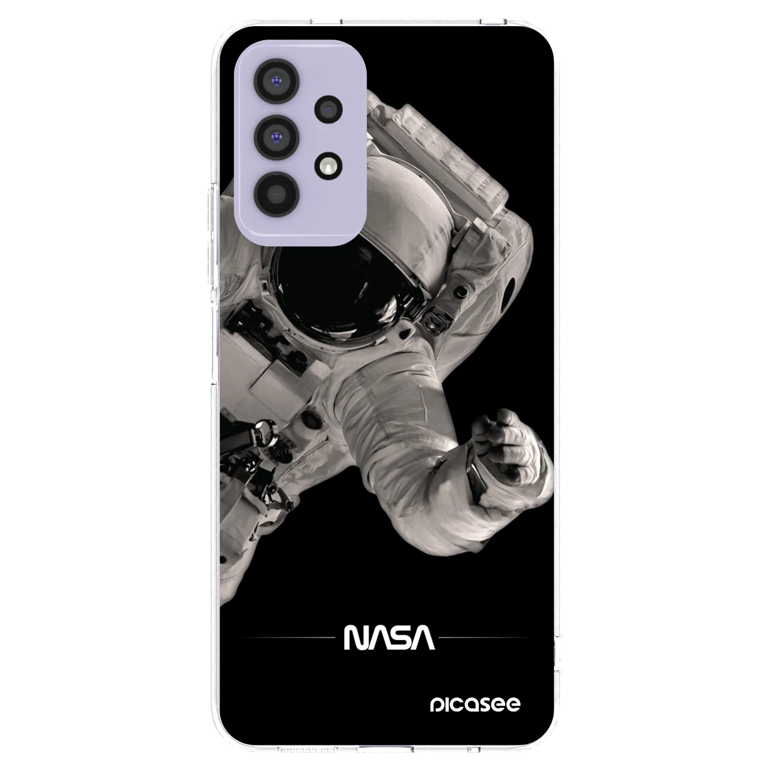 Picasee silikonska prozirna maskica za Samsung Galaxy A32 4G SM-A325F - Astronaut Big