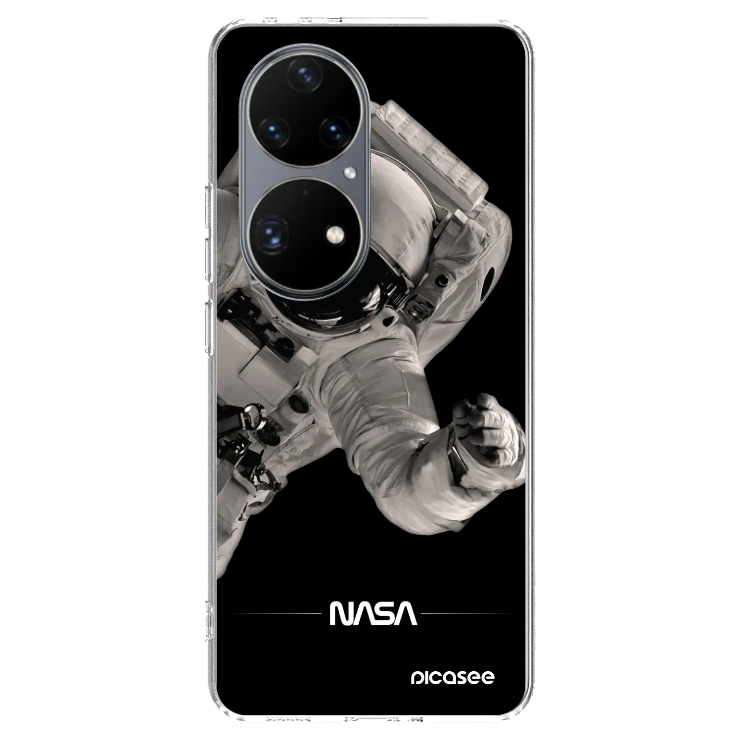 Picasee silikonska prozirna maskica za Huawei P50 - Astronaut Big