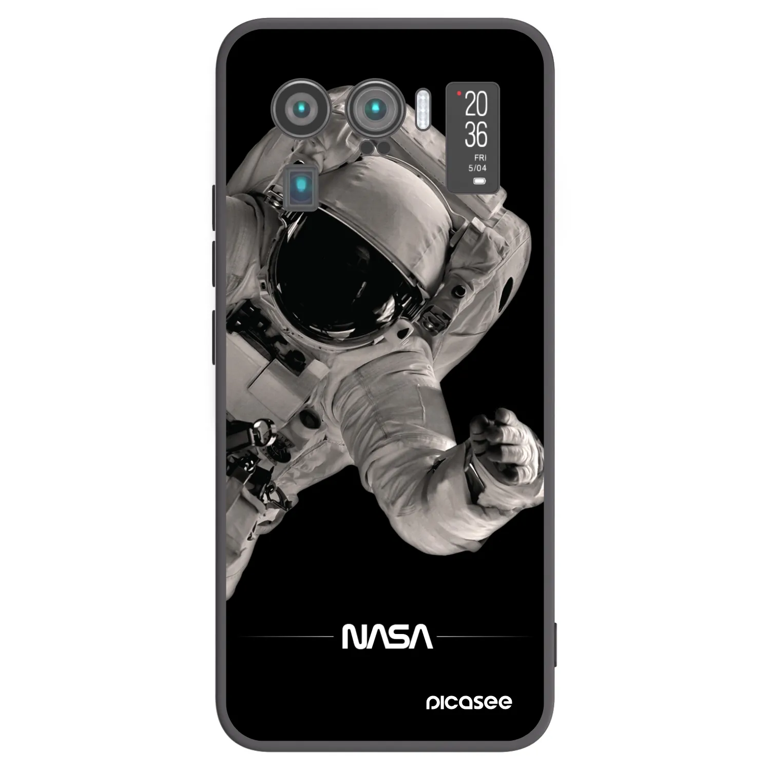 Picasee crna silikonska maskica za Xiaomi Mi 11 Ultra - Astronaut Big