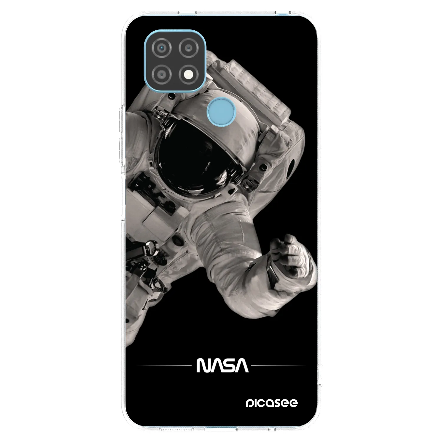 Picasee silikonska prozirna maskica za Realme C21 - Astronaut Big