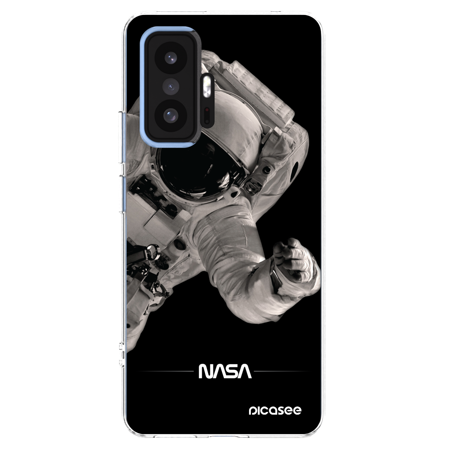 Picasee silikonska prozirna maskica za Xiaomi 11T - Astronaut Big