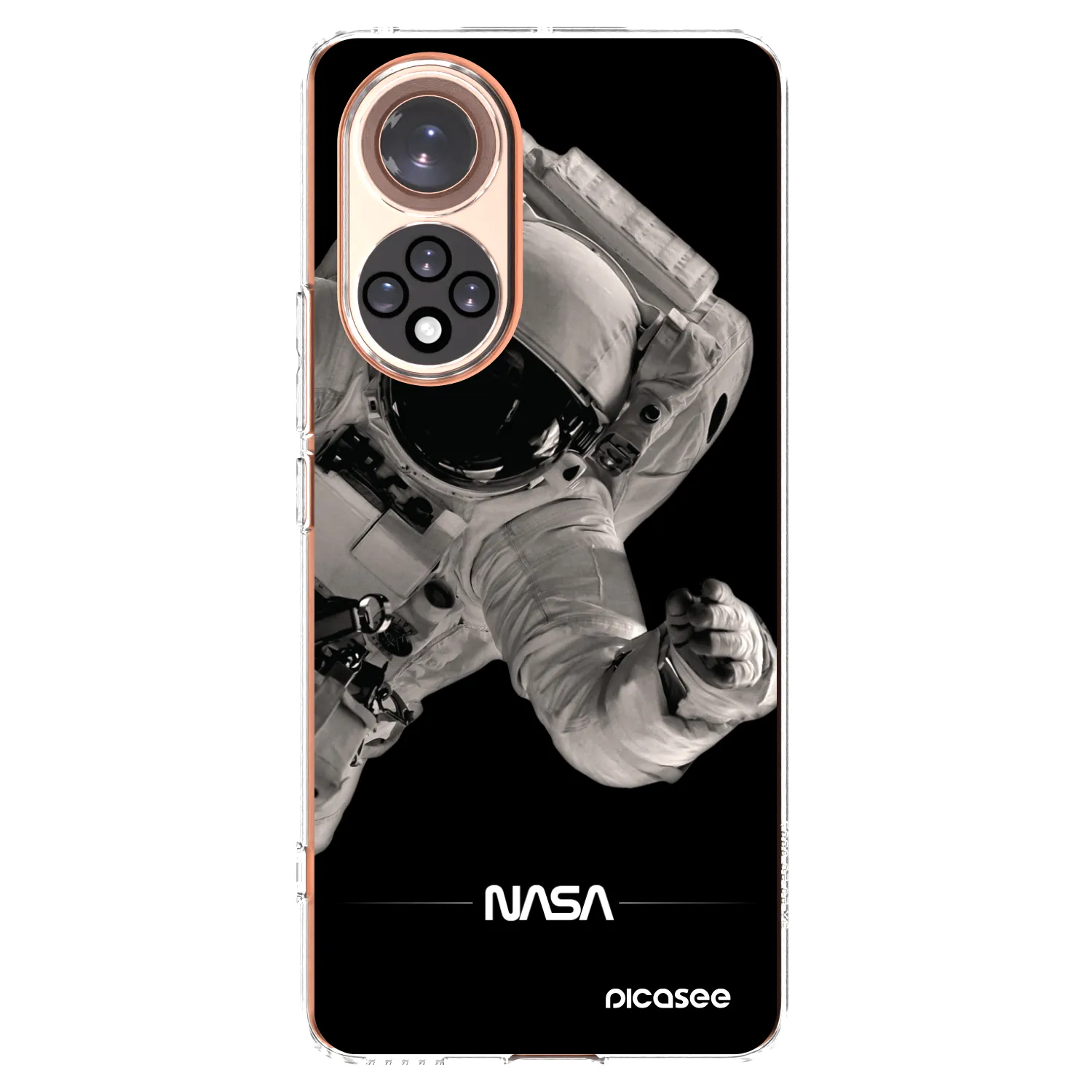Picasee silikonska prozirna maskica za Honor 50 5G - Astronaut Big