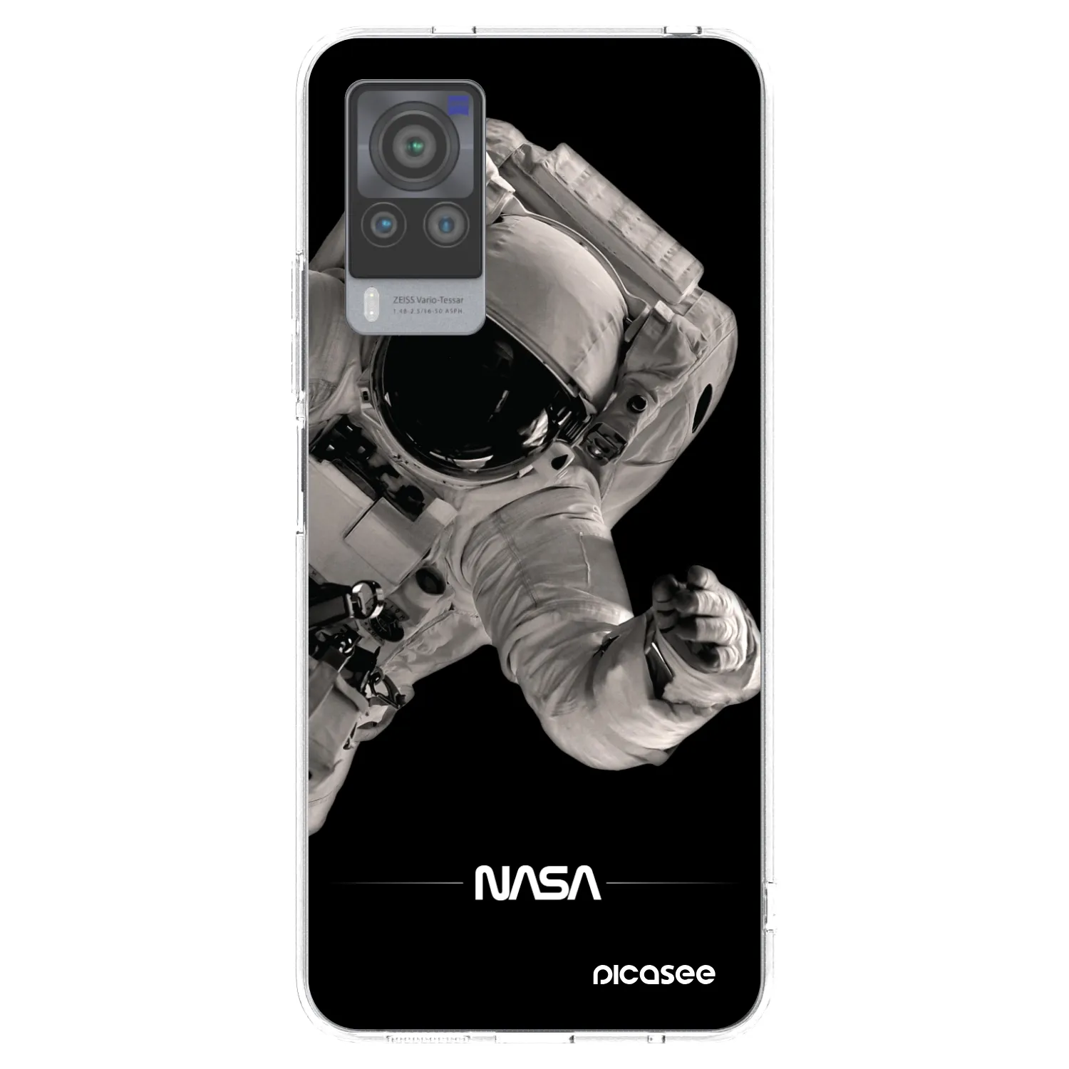 Picasee silikonska prozirna maskica za Vivo X60 Pro 5G - Astronaut Big