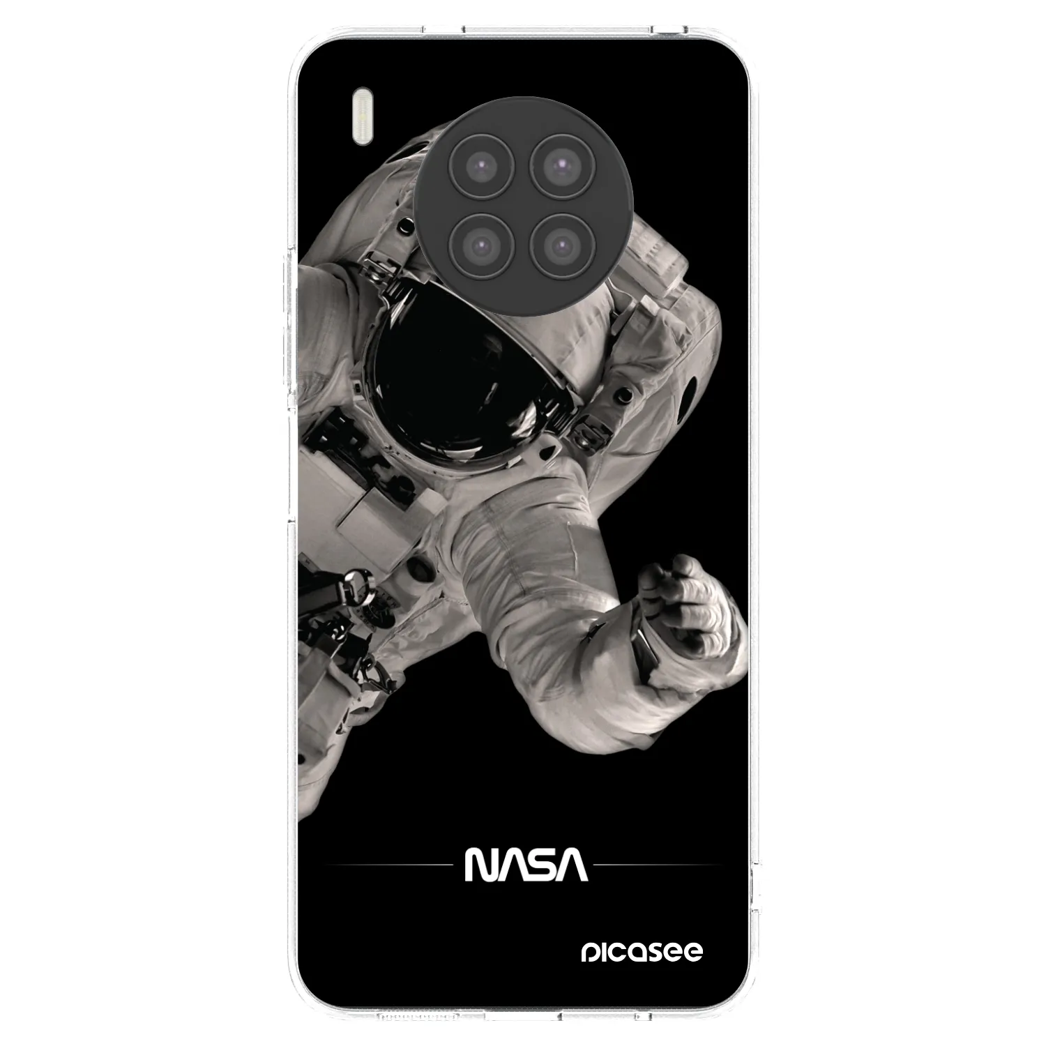 Picasee silikonska prozirna maskica za Huawei Nova 8i - Astronaut Big