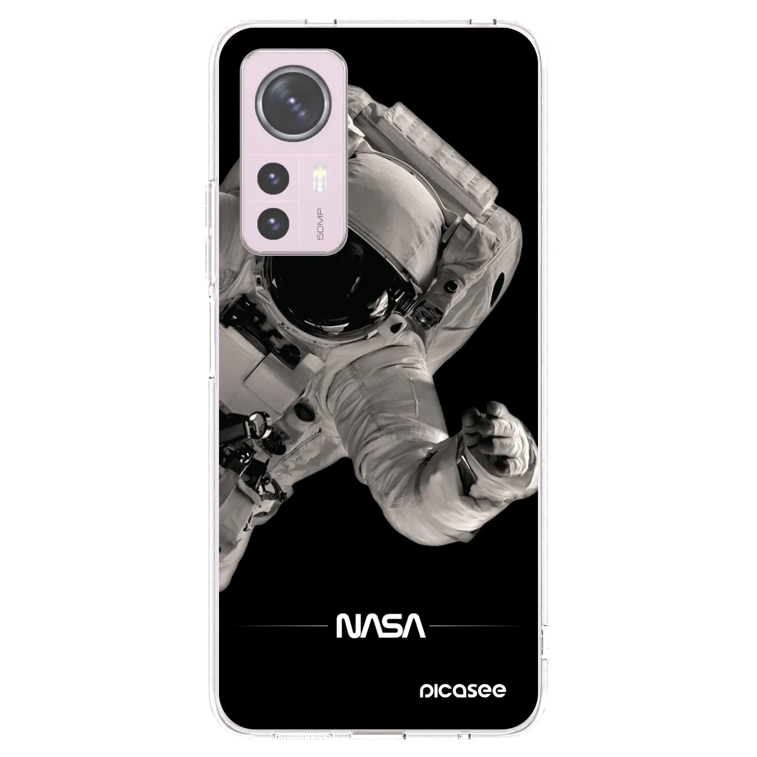 Picasee silikonska prozirna maskica za Xiaomi 12 - Astronaut Big