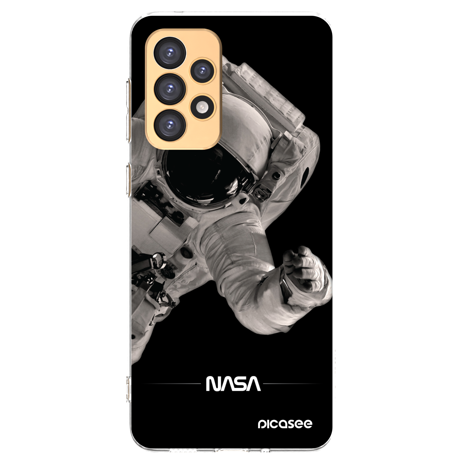 Picasee silikonska prozirna maskica za Samsung Galaxy A33 5G A336 - Astronaut Big