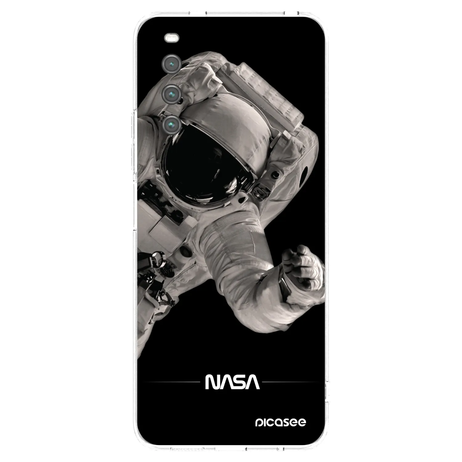 Picasee silikonska prozirna maskica za Sony Xperia 10 IV 5G - Astronaut Big