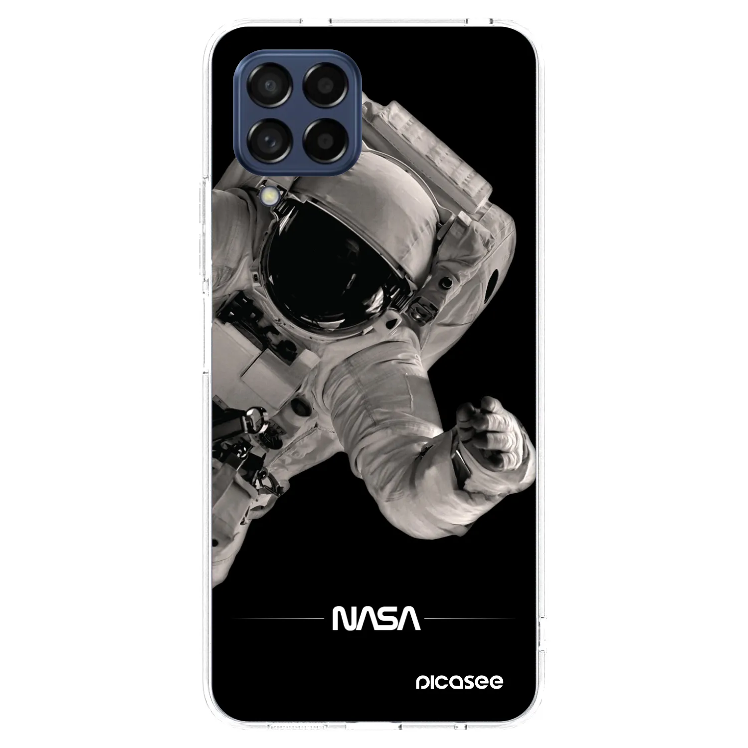 Picasee silikonska prozirna maskica za Samsung Galaxy M53 5G - Astronaut Big