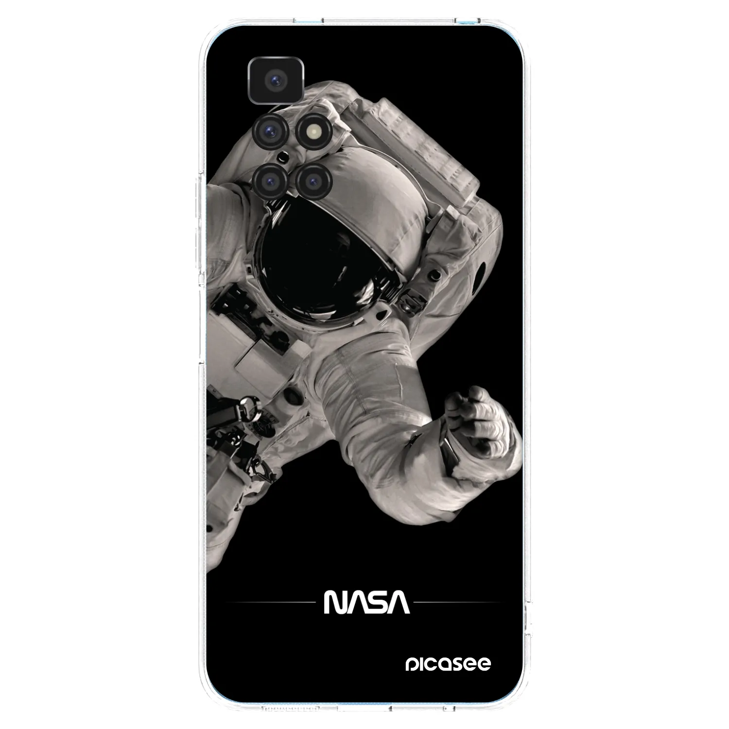 Picasee silikonska prozirna maskica za Xiaomi Redmi 10 (2022) - Astronaut Big