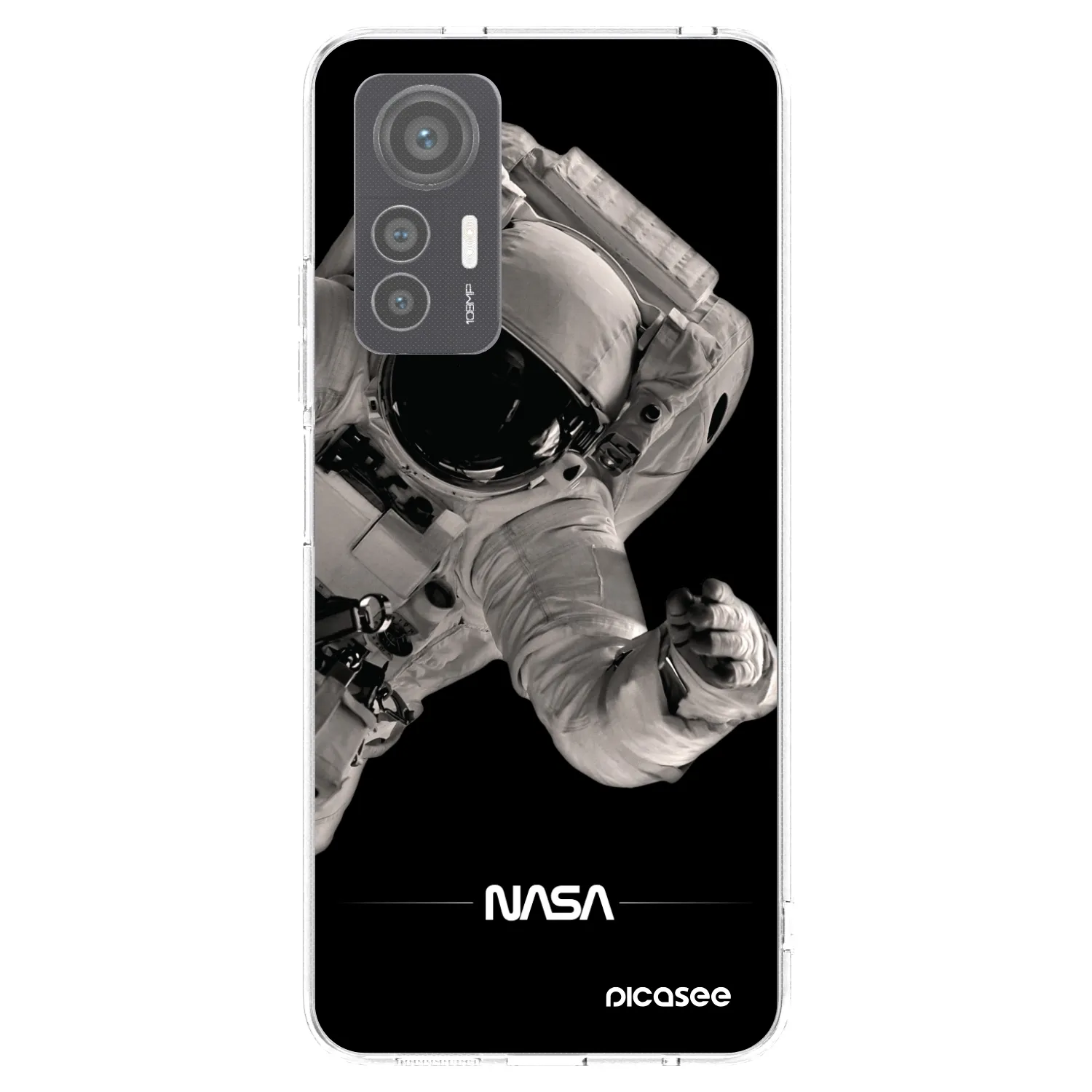 Picasee silikonska prozirna maskica za Xiaomi 12 Lite - Astronaut Big