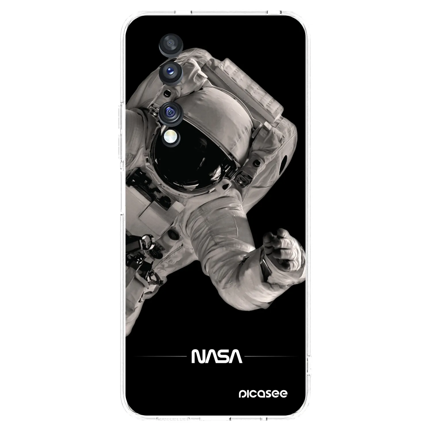 Picasee silikonska prozirna maskica za Honor 70 - Astronaut Big