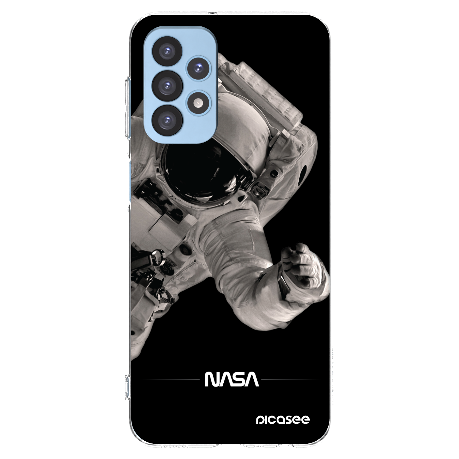 Picasee silikonska prozirna maskica za Samsung Galaxy A23 A235F 4G - Astronaut Big