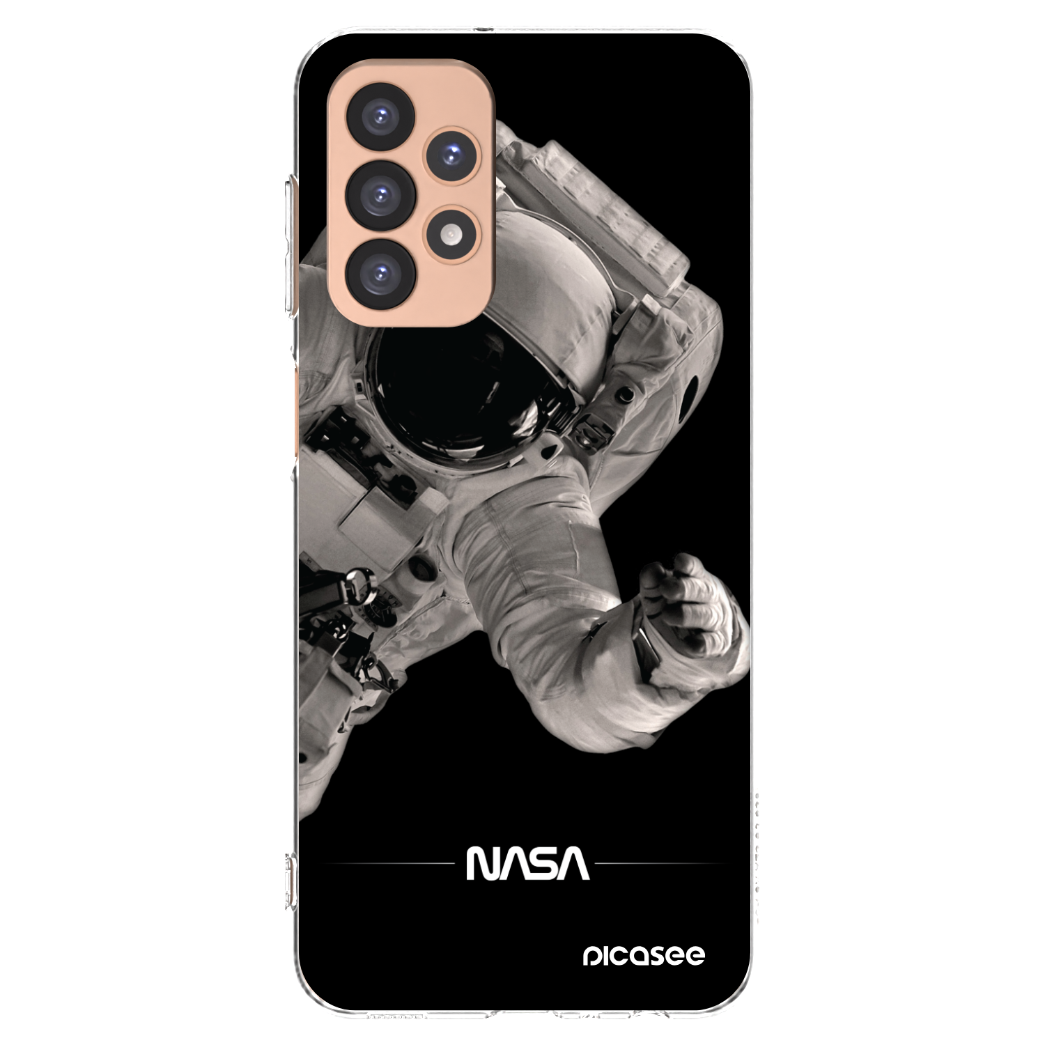 Picasee silikonska prozirna maskica za Samsung Galaxy A23 A236B 5G - Astronaut Big