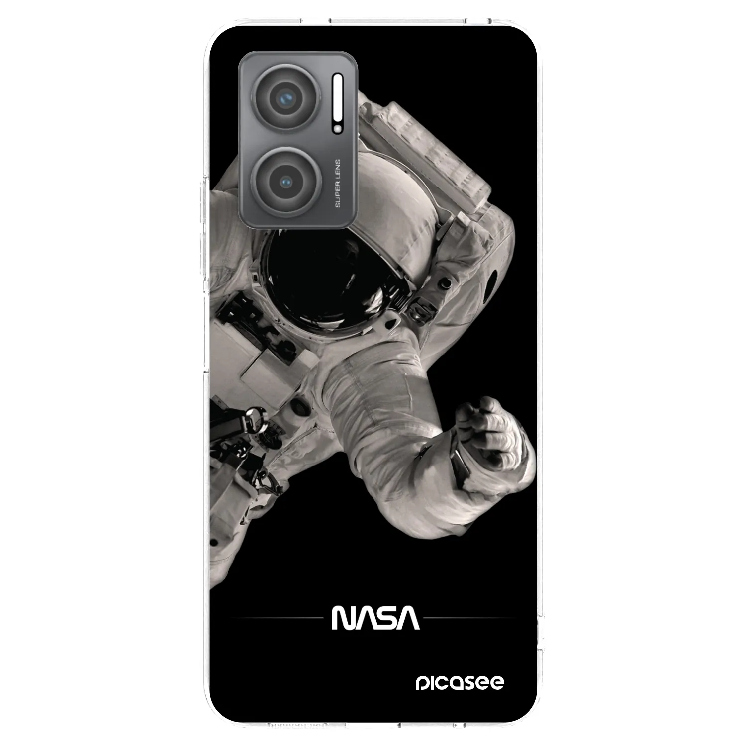 Picasee silikonska prozirna maskica za Xiaomi Redmi 10 5G - Astronaut Big