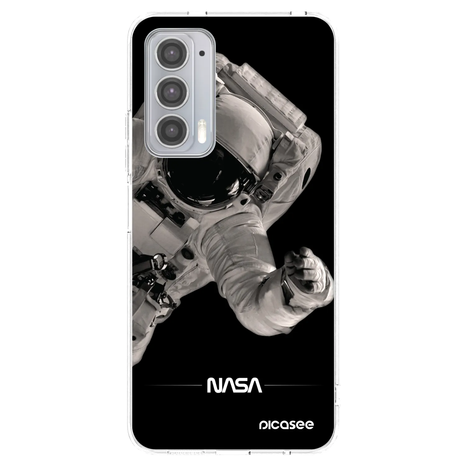 Picasee silikonska prozirna maskica za Motorola Edge 20 - Astronaut Big