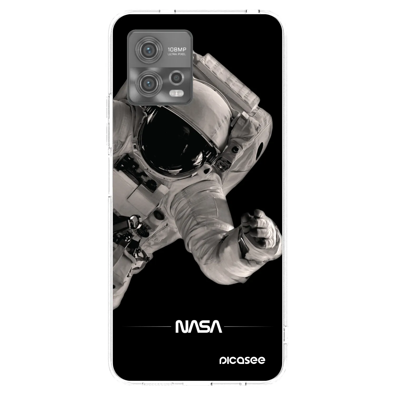 Picasee silikonska prozirna maskica za Motorola Moto G72 - Astronaut Big
