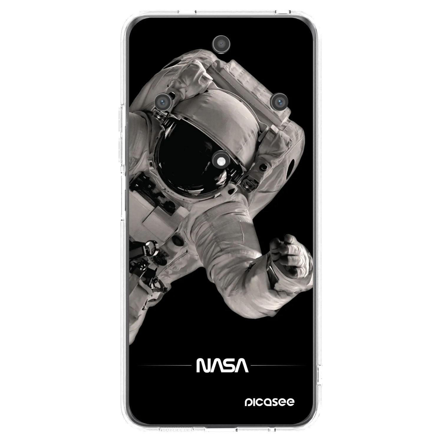 Picasee silikonska prozirna maskica za Honor Magic5 Lite 5G - Astronaut Big