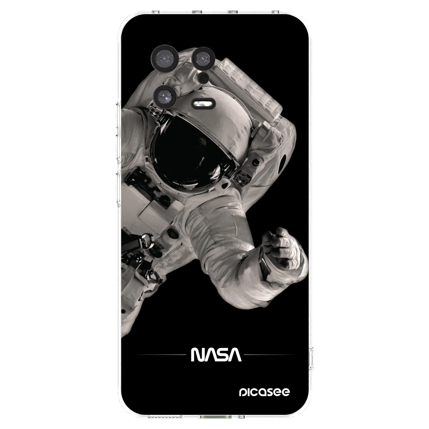 Picasee silikonska prozirna maskica za Xiaomi 13 - Astronaut Big