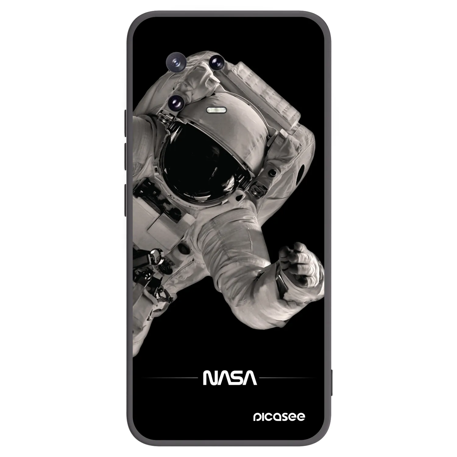 Picasee crna silikonska maskica za Xiaomi 13 Pro - Astronaut Big