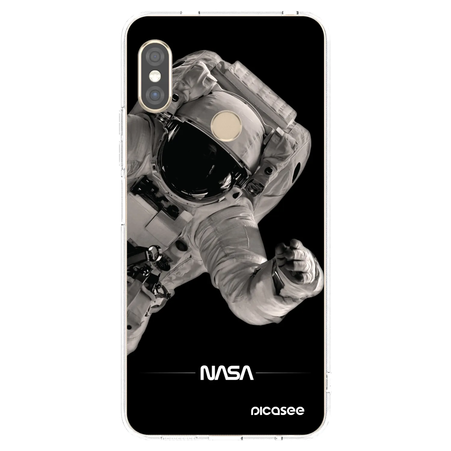 Picasee silikonska prozirna maskica za Xiaomi Redmi Note 5 Global - Astronaut Big